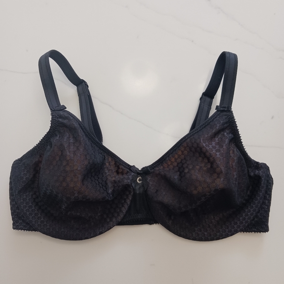 Chantalle Magnifique Nouveau Black Full Coverage Underwire Bra  Lingerie Design - Picture 2 of 11